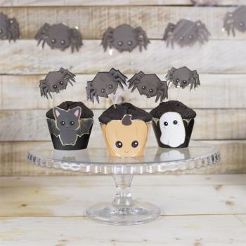 CUPCAKE WRAPPERS SWEETY HALLOWEEN X6