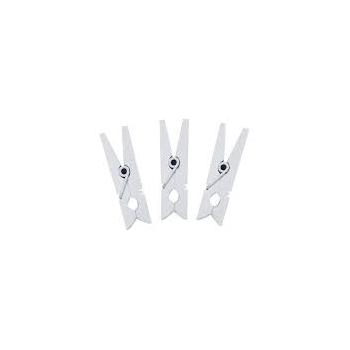 MINIS PINCES EN BOIS BLANC 3CM X20