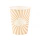 GOBELETS "MON DOUX BEBE"BABY NUDE CAMEL/BLANC/OR 255ML X8