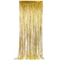 RIDEAU FRANGES OR 1MX2M