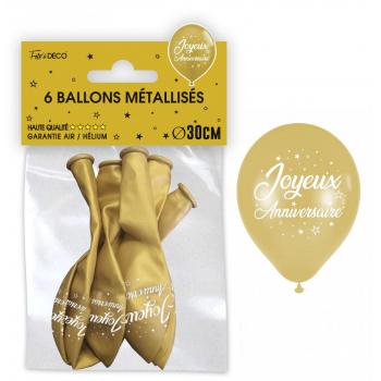 BALLON METAL J.A OR X6