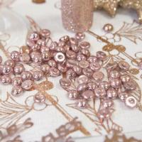 PERLES DE PLUIE METALLISEES ROSE GOLD 40G