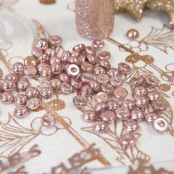 PERLES DE PLUIE METALLISEES ROSE GOLD 40G