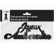 DECORATION DE TABLE ANNIVERSAIRE METALLISEE NOIRE