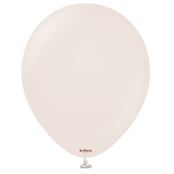 BALLON LATEX WHITE SAND 12"30CM X100