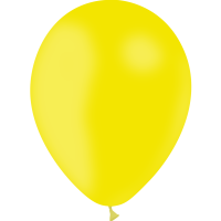 BALLON LATEX JAUNE CITRON 12"30CM X50