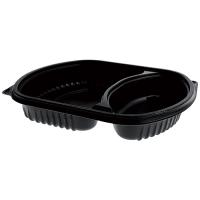 BARQ MICRO-ONDABLE NOIRE 240X205X40 mm 2 COMP 300grs+620grs (X250)
