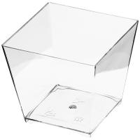 VERRINE CARREE TRANSP. L5XH4.5CM  X300(12X25pièces)