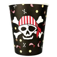 GOBELETS CARTON PIRATE 21CL X8