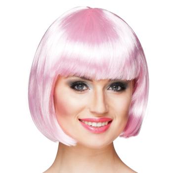 PERRUQUE CABARET ROSE CLAIR