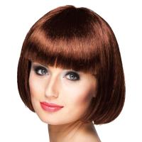 PERRUQUE CABARET BRUN CHOCOLAT