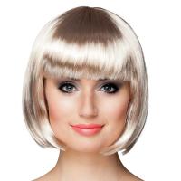 PERRUQUE CABARET BLOND PLATINE