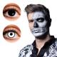 LENTILLES DUO SKULLFACE 3 MOIS (1 noire+1 blanche cercle noir)