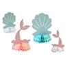 DECO DE TABLE PAPIER SIRENE X4
