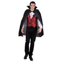 CAPE NOIRE AVEC COL 120CM