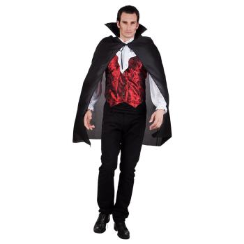 CAPE NOIRE AVEC COL 120CM
