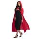 CAPE DUSK ROUGE AVEC CAPUCHE 180CM