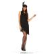 COSTUME CHARLESTON ROBE NOIRE T.42-44