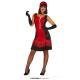 COSTUME CHARLESTON ROUGE ET NOIR T.M
