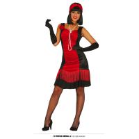 COSTUME CHARLESTON ROUGE ET NOIR T.M