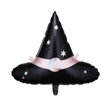 BALLON ALU CHAPEAU DE SORCIERE 60X48CM