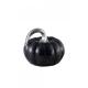 CITROUILLE RESINE NOIRE BLEUTEE PAILLETTES 13,3X12,8X11CM