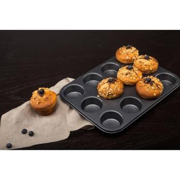 PLAQUE METAL 12 MUFFINS 35X26,5X3CM