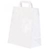SAC CABAS 20X10X32 KRAFT BLANC  (X250)
