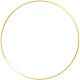 CERCLE A DECORER METAL OR DIAM 20CM