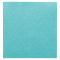 SERVIETTE DOUBLE POINT 38X38 BLEU CARAÏBES X50