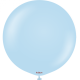 BALLON LATEX BLUE MACARON 18"46CM (Kalisan)