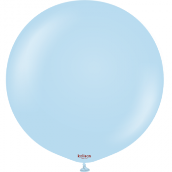 BALLON LATEX BLUE MACARON 18"46CM (Kalisan)