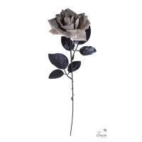 ROSE GRISE 42CM