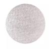 PLATEAU SOUS GATEAU ARGENT D30H1.2CM