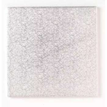 PLATEAU SOUS GATEAU ARGENT 35X35XH1.2CM