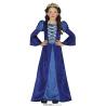 COSTUME MEDIEVAL BLUE LADY T.7-9 ANS