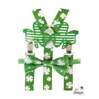 SET ST PATRICK (lunettes,bretelles, noeud pap)
