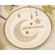 ASSIETTE CARTON AID MOUBARAK METALLISEE 23CM X6