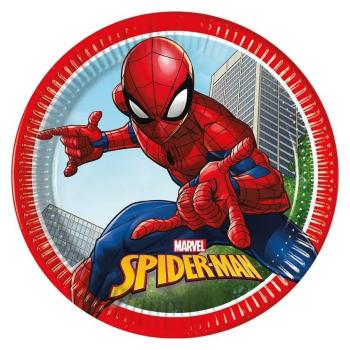 ASSIETTES SPIDERMAN CRIME FIGHTER 23CM X8