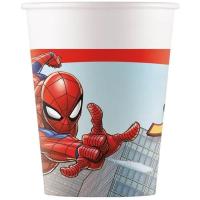 GOBELETS CARTON SPIDERMAN CRIME FIGHTER 25CL X8