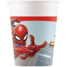 GOBELETS CARTON SPIDERMAN CRIME FIGHTER 20CL X8