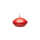 SET 6 BOUGIES FLOTTANTES ROUGE METAL