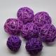 SACHET 9 BOULES ROTIN PRUNE