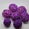 SACHET 9 BOULES ROTIN PRUNE