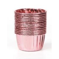 CAISSETTES PLISSEES ROSE GOLD 3.8CM X20