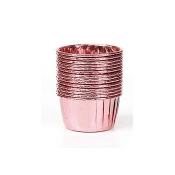 CAISSETTES PLISSEES ROSE GOLD 3.8CM X20