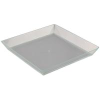 Couvercle assiette pulpe carrée 130x130MM X25