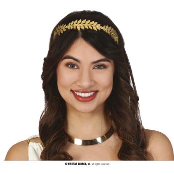 DIADEME ROMAIN METALLISE