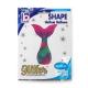 BALLON ALU QUEUE DE SIRENE GLITTER 41"116CM