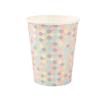 GOBELETS SIRENE CARTON IRISE PASTEL ET OR 255ML X8